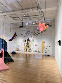 a room with a lot of toys on the floor